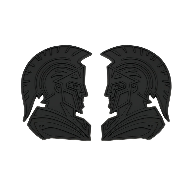 Spartan Emblem - Left and Right - Matte Black