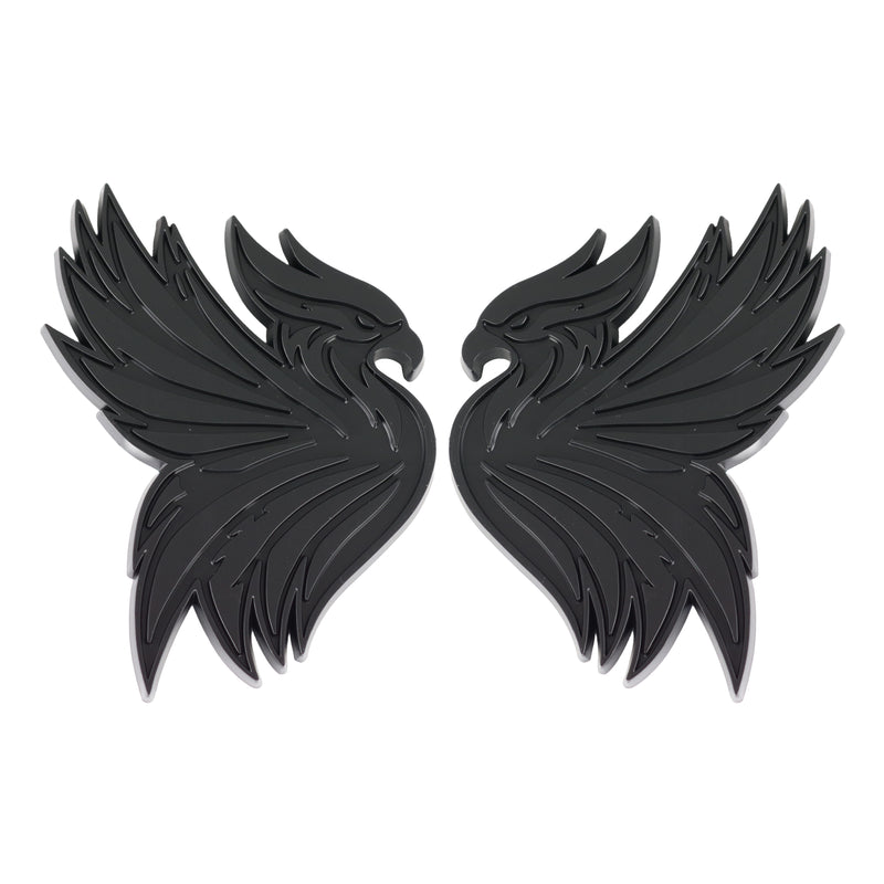 Phoenix Emblem - Left and Right - Matte Black