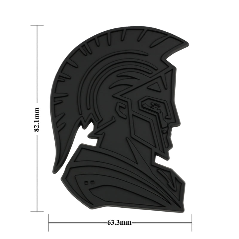 Spartan Emblem - Left and Right - Matte Black