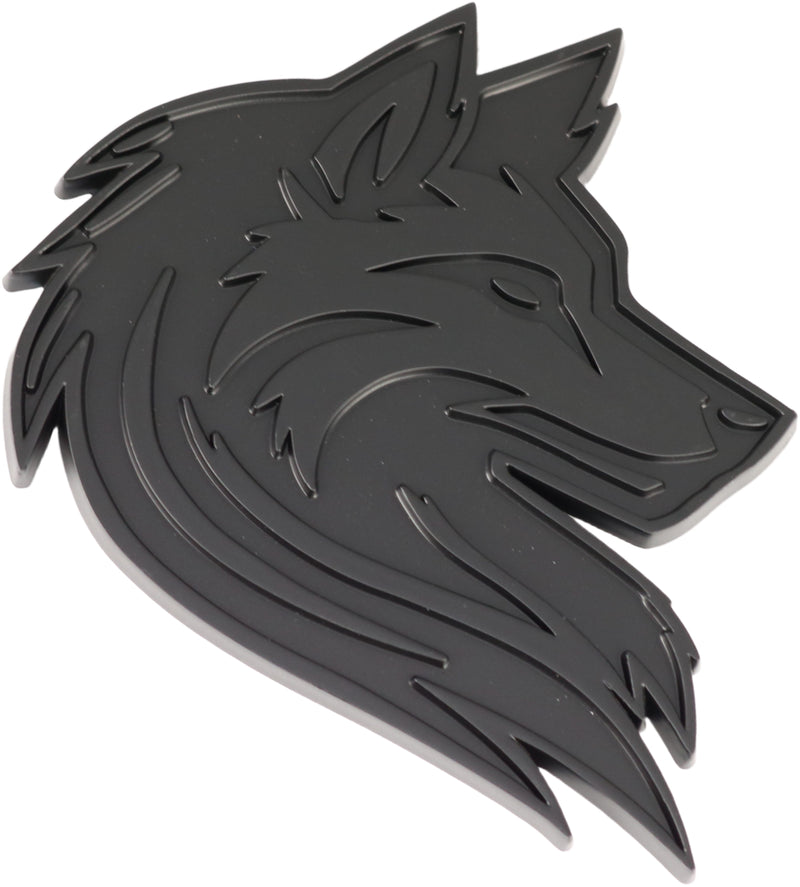 Wolf Emblem - Left and Right - Matte Black