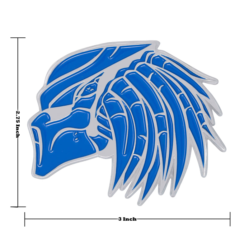 Left & Right Predator - Blue/Chrome