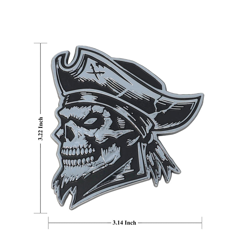 Pirate Left & Right - Chrome / Black