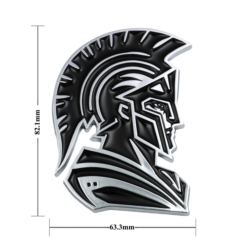 Spartan Emblem - Left and Right - Chrome