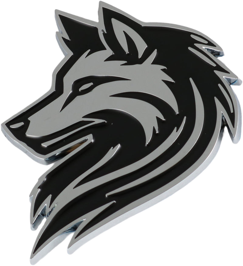 Wolf Emblem - Left and Right - Chrome