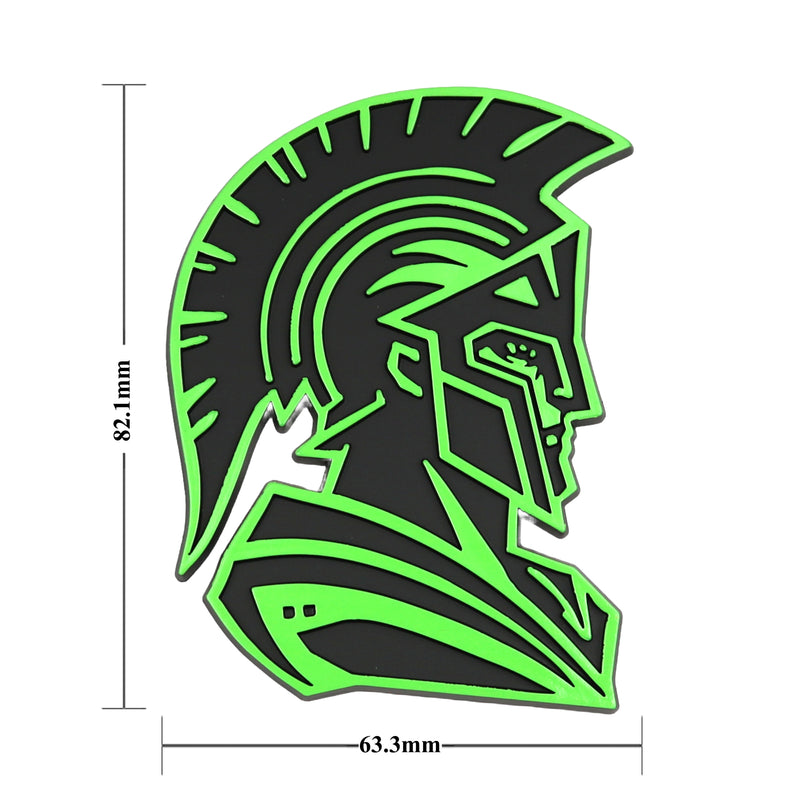 Spartan Emblem - Left and Right - Green