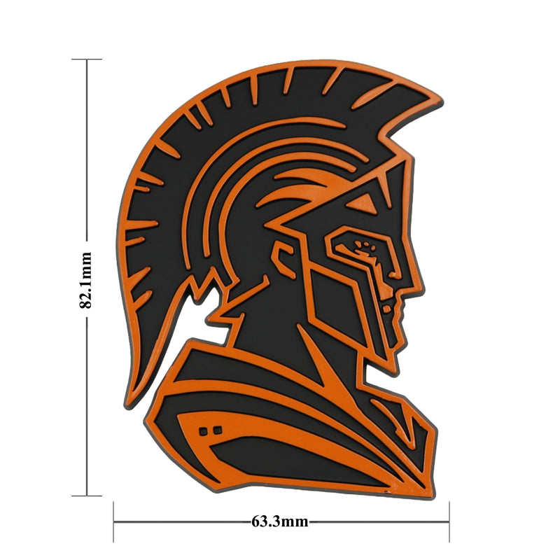 Spartan Emblem - Left and Right - Orange