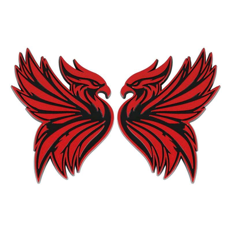 Phoenix Emblem - Left and Right - Red