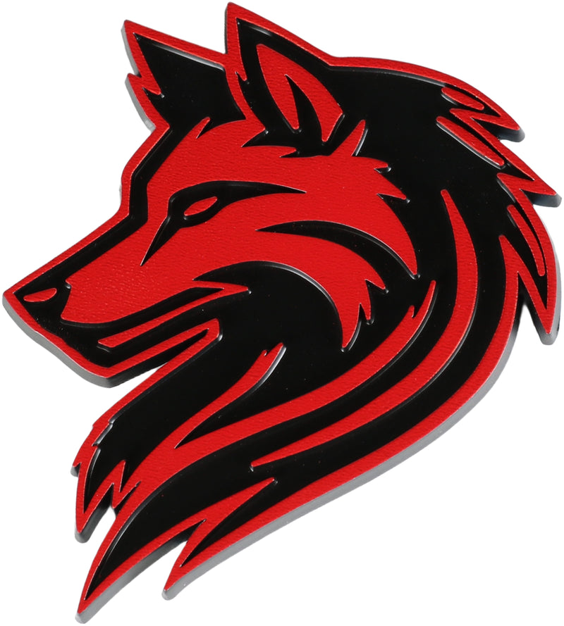 Wolf Emblem - Left and Right - Red