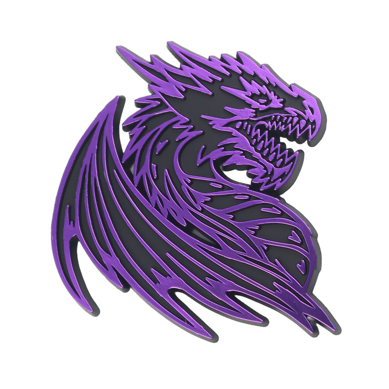 Dragon Emblem - Left and Right - Purple