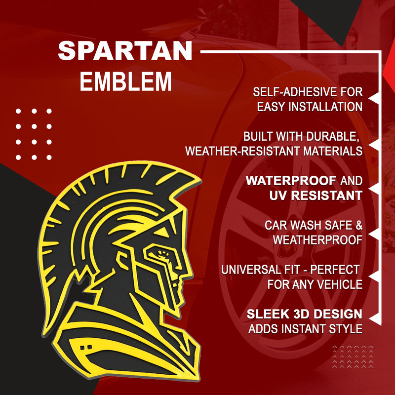 Spartan Emblem - Left and Right - Yellow