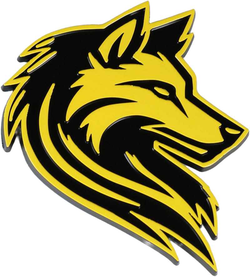 Wolf Emblem - Left and Right - Yellow